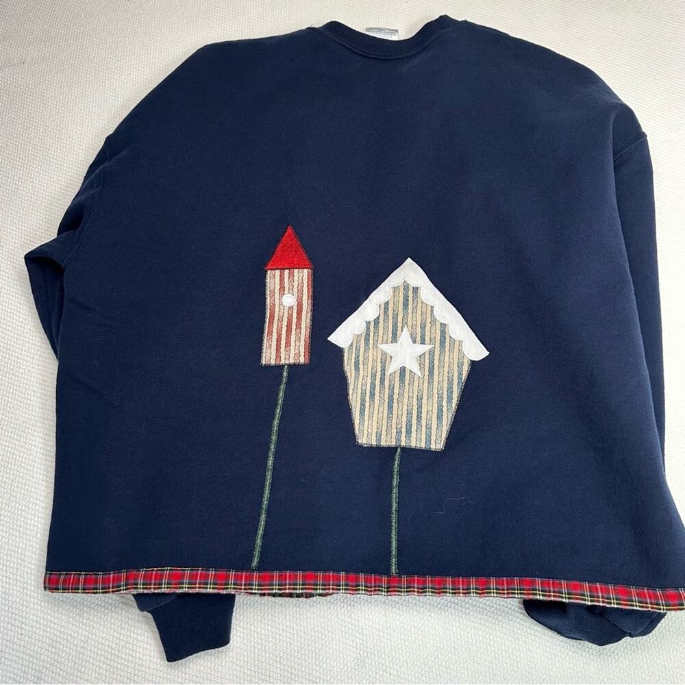 Jerzees Handmade Patchwork Cottage Core Grandma Cardigan XL - Picture 5 of 5